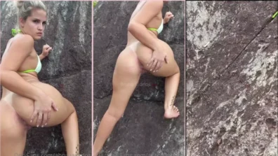 Bruna Carlos safada pelada ao ar livre