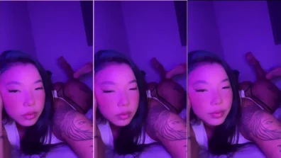 Japa gostosa Baby Japa filmando seu rabo tatuado