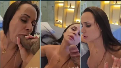 Jessica Minassian batendo a rola na cara