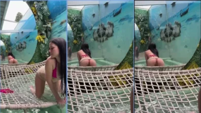 Vídeo putinha Talita Ravier na água balançando a bunda