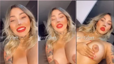 Peituda Karina Marcela se mostrando