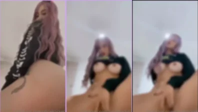 Gatinha safada Alice Backer enfiando o consolo na buceta