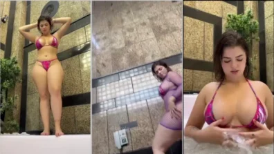 White Fairy tomando banho toda safadinha