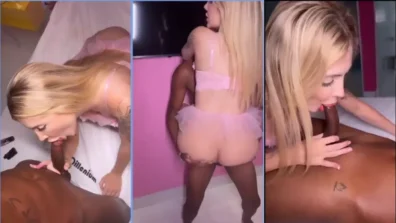 Negão colocou a Aline Faria para mamar