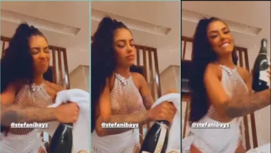 Video da MC Mirella enchendo a cara