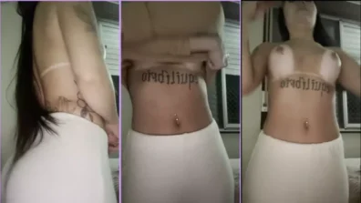 Pauline Ribeiro safada de calça legg branca