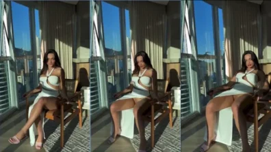 Amadora Lariza Goes foi filmada sem calcinha por baixo do vestido