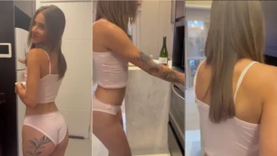 Amadora Rafaela Lima exibindo a bundinha