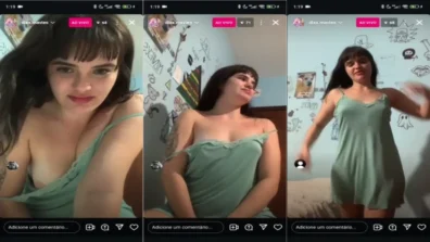 Dixx.mavies em live se exibindo toda