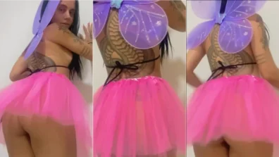 Nivea provocando vestida de fadinha