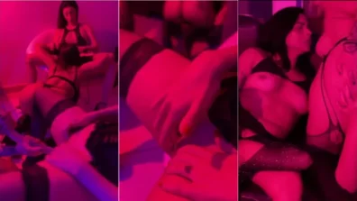 Bahala DJ bem gostosa de bundão na putaria lésbica