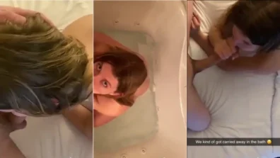 Mia Melano no filme porno caindo de boca na pica para foder