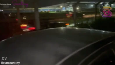 Perfeita Bruna Santiny em uma foda no carro