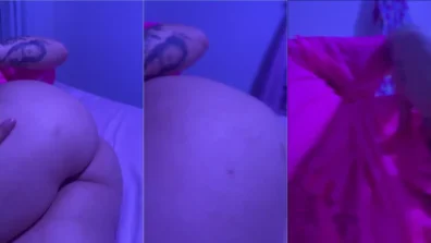 Isabela Vitria exibindo a raba grande