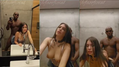 Issa Rodrigues nua no banheiro dando sua bucetinha carnuda