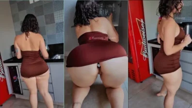 Kerolay Chaves flagrada sem calcinha