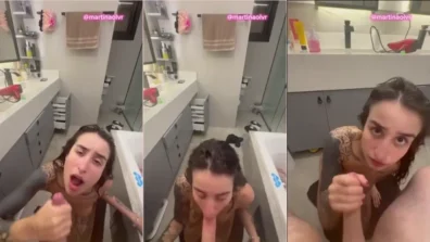 Martina Olvr pediu leitada na boquinha