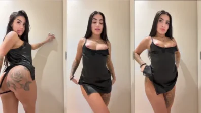 Mc Mirella deixou os seios para fora