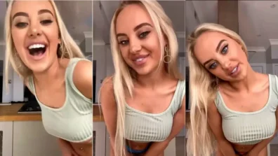 Rhinnonblue sensualizando para a câmera