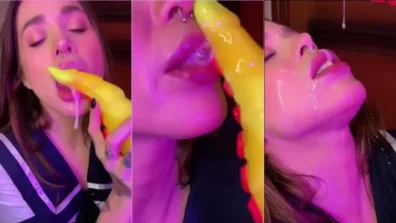 Safada Maru Karv brincando com seu novo consolo