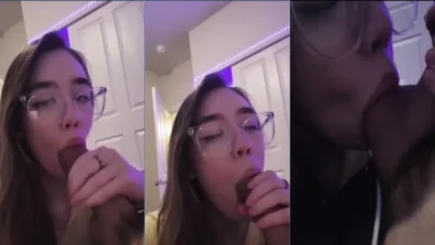 Video amador da ninfeta chupando