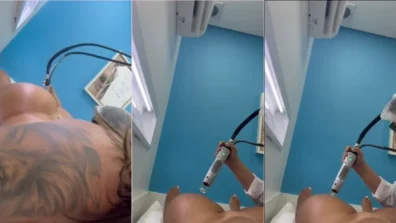 A Dessinha Wife peladinha fazendo depilação