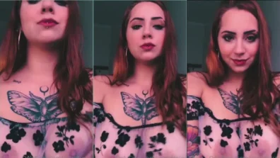 Astrid Roux exibindo as tetas gostosas