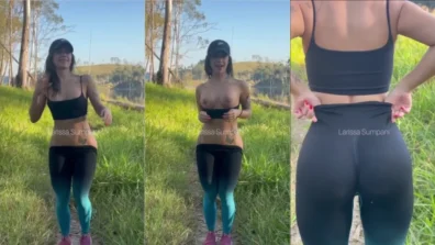 Larissa Sumpani video privacy da gata brasileira mostrando rabo
