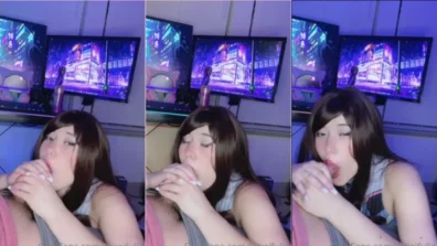 Lilwaifulia pagou um boquete pro safado