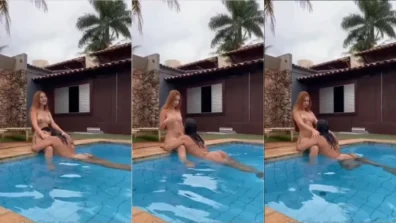 Mala Pink onlfans com amiga deliciosa na piscina