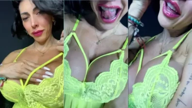 Maraasp usando uma lingerie super sexy