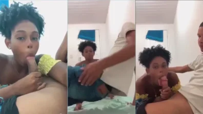 SN preta gostosa na punheta com foda
