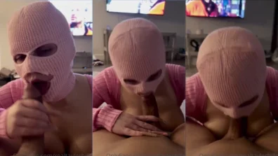 Tayler hillss de capuz rosa e peitões no boquete