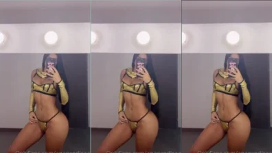 Video da Ana Gandica de calcinha e sutiã