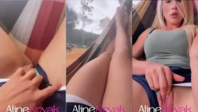 Aline Novak privacy putinha na rede se filmando