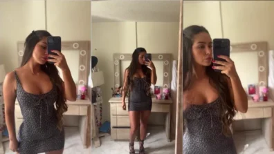 Amadora martinezyuliof provocando na frente do espelho