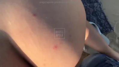 Angell Apolo deu a buceta na praia