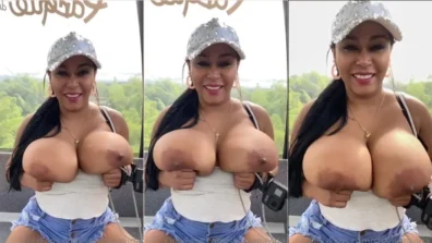 Caiu na net a Shanie Gaviria com seios de fora no teleférico