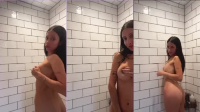 Confira a Raya Carmona ficando pelada e exibindo o corpo todo