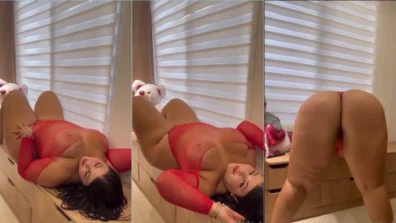 Daniela Arcila sensualizando com cara de safadinha