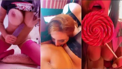 Gata Nina Klein provocado com o cu e a xota a mostra