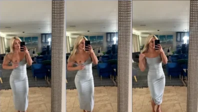 Gracie Parkerr mostrando as tetas na frente do espelho