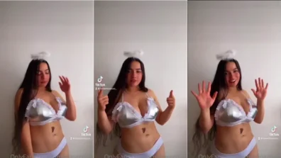 Laura Martinez Ruiz provocando de lingerie