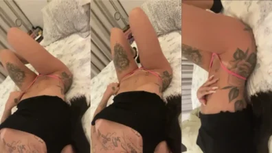 Mc Mirella provocando de calcinha fio dental