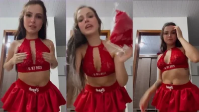 Natasha Steffens toda sapequinha se exibindo