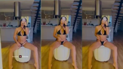 Nesse video a Maria Jose Rosero se exibe de calcinha e sutiã