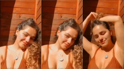 Paola Buzzone toda linda pegando um sol
