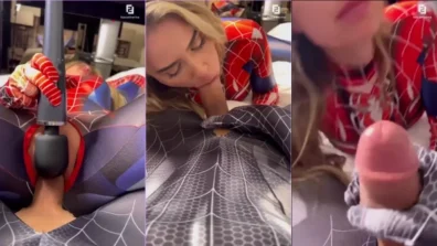 Vagabunda Lisa Catherina fudendo vestida mulher aranha