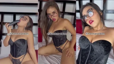 Video caseiro da Hanna Roldan sentando no consolo