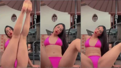 Video da misty provocando usando um biquini sexy